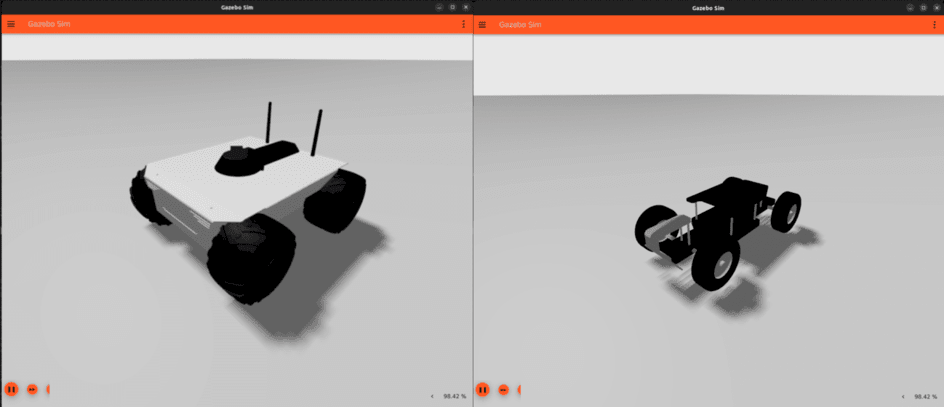 Rover gazebo simulation